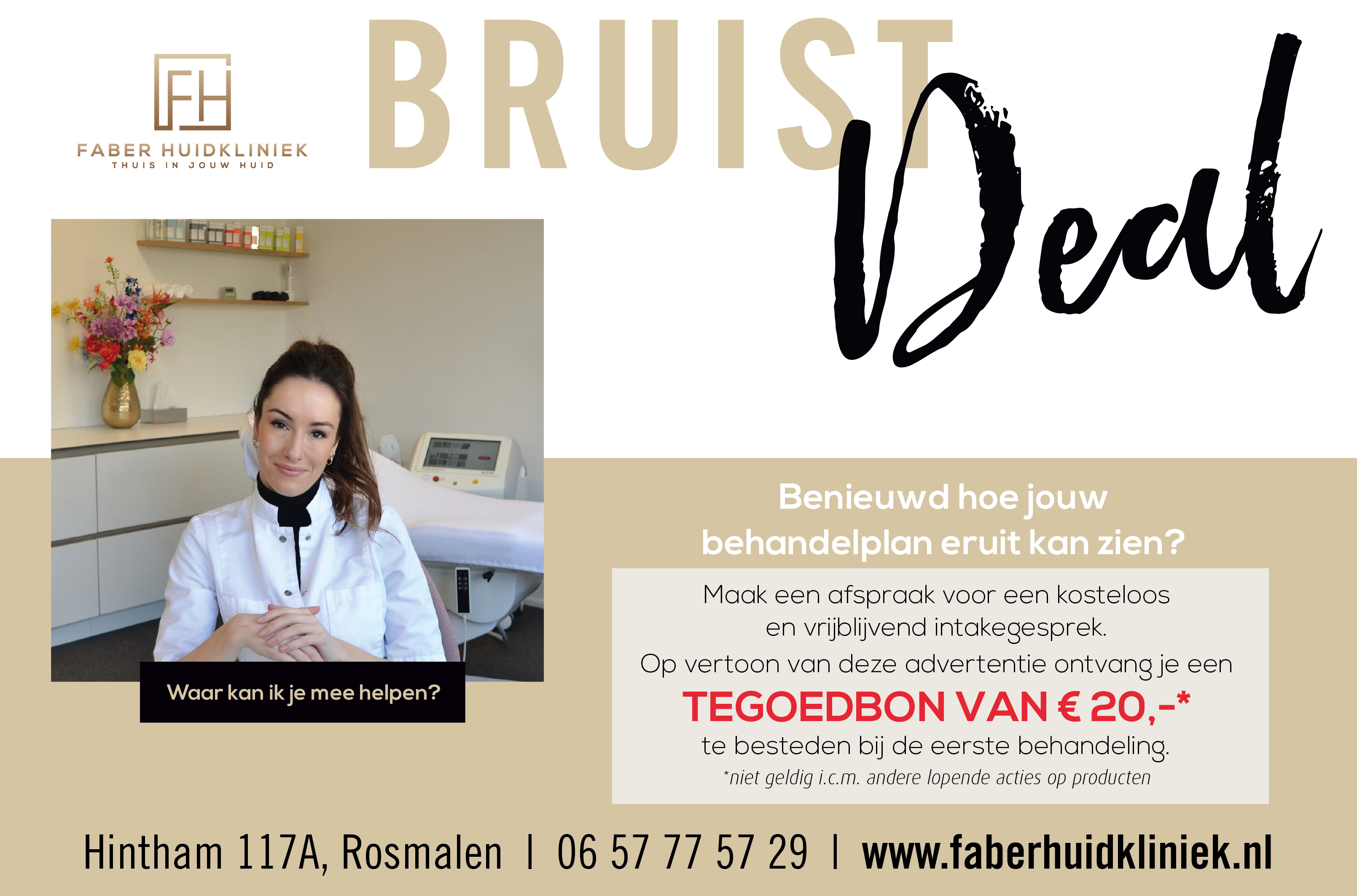 ONTVANG EEN TEGOEDBON VAN € 20,-