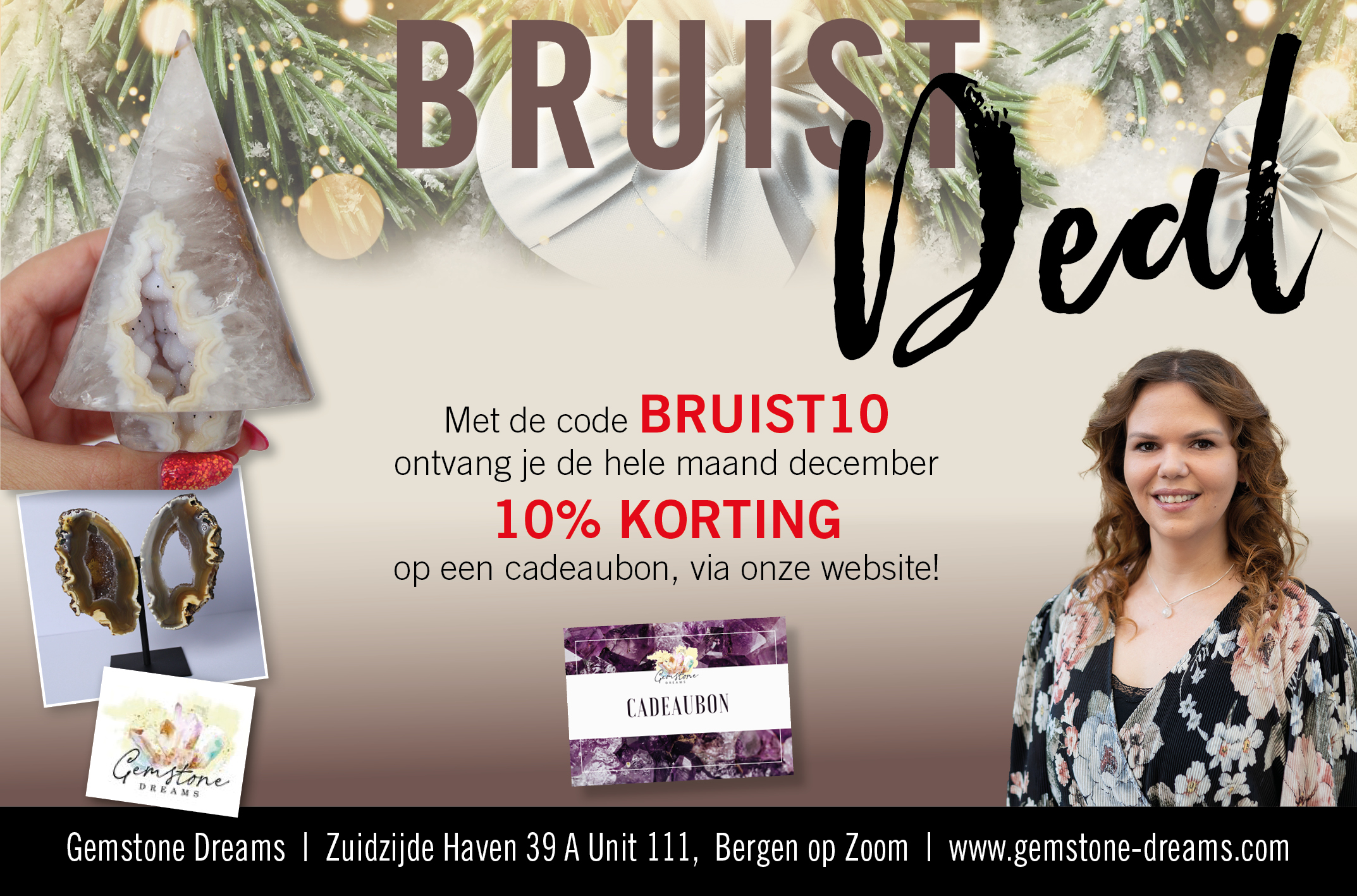 Ontvang je de hele maand december 10% KORTING op een cadeaubon